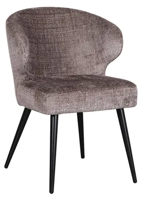 Imagen del producto de Juego de 2 sillas de comedor Mera, color gris-marrón
