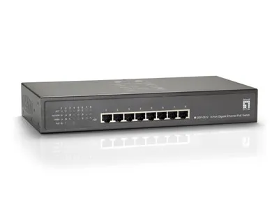 Image de LevelOne GEP-0812 - Commutateur - 4 x 10/100/1000 (PoE+)