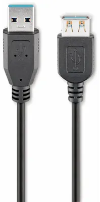 Obrázek produktu pro Goobay 93998, 1,8 m, Samec/samice, Černá
