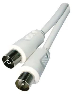 Antennen-Koaxialkabel, geschirmt 10m - gerader Stecker