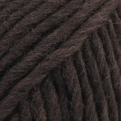 Produktbild von DROPS Snow Wolle, Dunkelbraun, 50g/50m, Ideal zum Filzen und Stricken