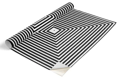 Produktbild von Tulup Möbelfolie - Klebefolie Möbel - Selbstklebende Folie 65x130 cm - Möbelfolie Schrank - Folie für Möbel - Möbelfolie Küche - Wasserdicht - Abwaschbar - Selbstklebend - Luftblasenfrei - Quadratillusion