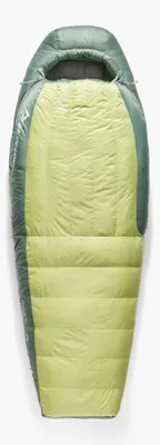 Produktbild von Sea To Summit Damen Ascent -9 Regular Daunenschlafsack (Damen bis -9°C / max. Körpergröße 170cm / Gewicht 1,251kg) Cypress Green Regular
