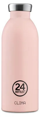 Immagine prodotto di 24Bottles Borraccia in acciaio inox Dusty Pink 0,5 l, a prova di perdite, per bevande calde e fredde