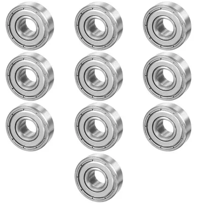 Obrázok produktu pre Ložiská 608ZZ, 8x22x7 mm, dvojité tesnenie, 10 kusov
