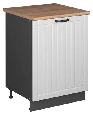 Obrázek produktu pro Spodní skříňka kuchyňské linky Vicco Fame-Line Bílý venkovský dům/Antracit 60 cm 1 dvířka s pracovní deskou, Model 65171