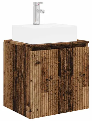 Immagine prodotto di vidaXL Lavabo da appendere in legno antico 49,5 x 41 x 62,5 cm