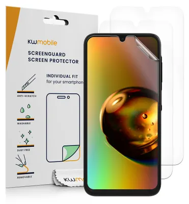Produktbild von kwmobile 3x Displayschutzfolie kompatibel mit Samsung Galaxy A25 Folie - klare Schutzfolien Set in transparent