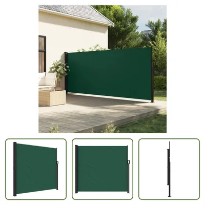 Productafbeelding van Living Store zonnescherm, uitrolbaar, donkergroen, 180x600 cm