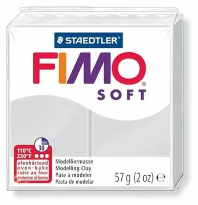 Zdjęcie produktu dla 6x FIMO hobby 8020-80 Mod.masse Fimo soft delfingrau