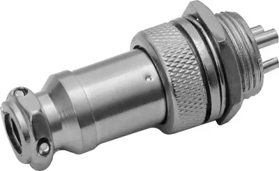 Produktbild von Steckverbindung Einbaustecker Borddurchführung Stecker Kupplung Mikrofon 16mm 4 Pin