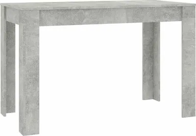 A plain studio shot of a gray table.