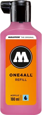 Produktbild von Nachfülltinte One4All für Permanentmarker 180ml neonpink Packung mit 10 Stück