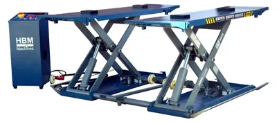 Produktbild von Elektrische Autopoetsbrug, 3 Ton, 400 Volt, professionelle Qualität, Stahl, 400 Volt, 3 Tonnen Tragfähigkeit.