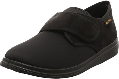 Produktbild von Fischer Klett-Hausschuh SCHWARZ SCHWARZ 45