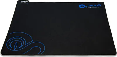Produktbild von TALIUS Grip, Schwarz, Blau, Einfarbig, Anti-Rutsch-Basis, Gaming-Mauspad