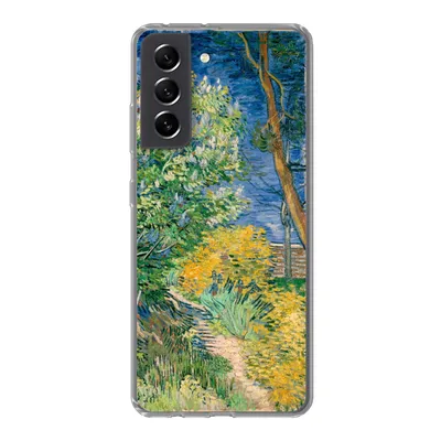 Produktbild von MuchoWow® Handyhülle Schutzhülle Hülle für Samsung Galaxy S21 FE Die Büsche bei Arles - Vincent van Gogh Silikon Softcase Handy Hülle - Mobiltelefonhülle