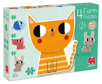 Produktbild von Goula 4 Form-Puzzles, 2 Stück(e), Tiere, 2 Jahr(e)
