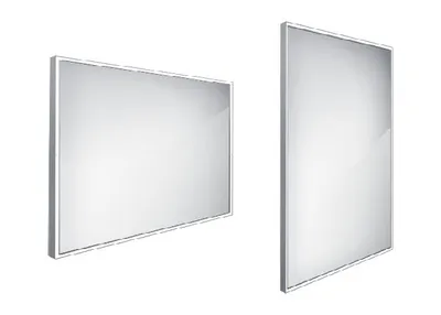 Image de Miroir de salle de bain avec éclairage LED Nimco 100x70 cm ZP 13004