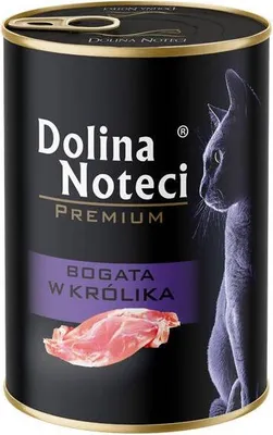 Immagine prodotto di DOLINA NOTECI PREMIUM ricco di coniglio cibo umido per gatti 400g