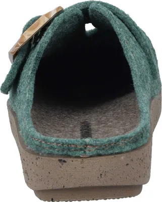Produktbild von Dr. Brinkmann Damen Hausschuh Clog Zierschnalle Pantoffel 320242, Größe:38 EU, Farbe:Grün