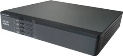 Produktbild von Cisco 860VAE, Ethernet-WAN, Gigabit Ethernet, Schwarz