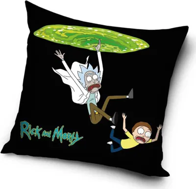 Obrázok produktu pre Detský vankúš Rick and Morty Free Fall