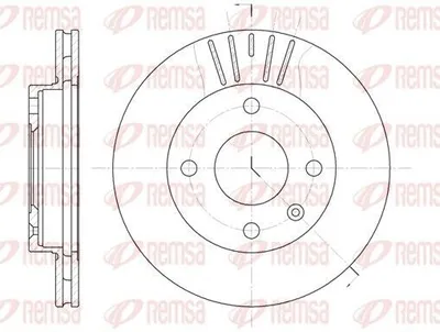 Produktbild von 2x REMSA Bremsscheibe 6096.10 vorne für FORD Fiesta Mk4 Schrägheck (JAS JBS)