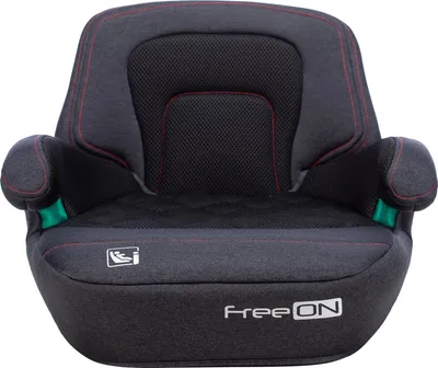 A close-up studio shot of a car seat booster.