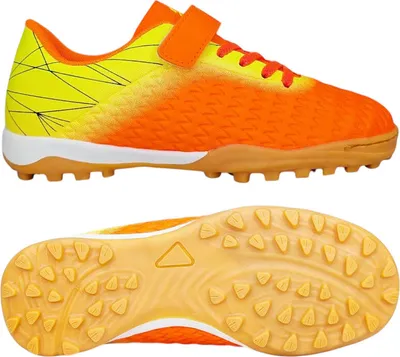 Produktbild von Kinder Multinocken Jungen Klettverschluss Fußballschuhe Koldi Orange Gr.32