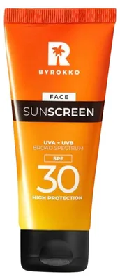 Productafbeelding van Byrokko Face Sunscreen SPF30 zonnebrandcrème voor het gezicht 50 ml