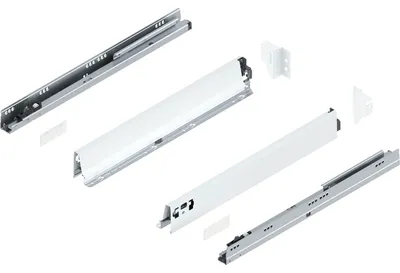 Produktbild von Blum Tandembox antaro N Schubladenschienen-Set | 1 Paar, 30kg  500mm | Vollauszug Blumotion, seidenweiß
