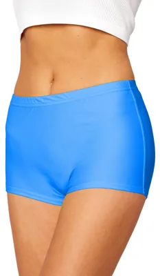 Produktbild von Merry Style Damen Badeshorts Bikinihose Bademode Badehose Bikini Unterteil Schwimmshorts L23L1 (Blau (60009), 44)