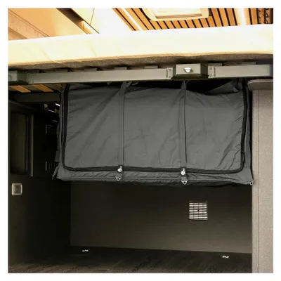 Produktbild von Catania Stauraumtasche für die Heckgarage 115x100x50 cm – 2. Ladeebene unter dem Lattenrost – Organizer für Wohnmobil & Kastenwagen – Tasche für Campingmöbel wie Stühle & Tisch – 3,4 kg