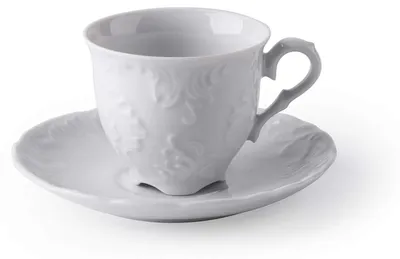 Kaffee-Obertassen-Set 6-tlg., Porzellan, 90 ml, spülmaschinengeeignet