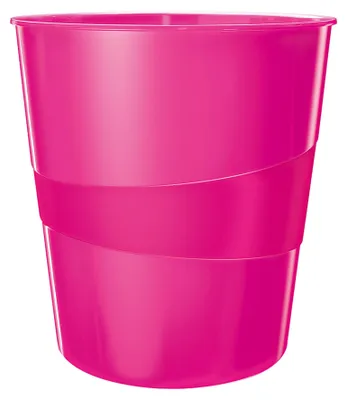 Produktbild von Leitz Papierkorb WOW 52781023 15l PS pink
