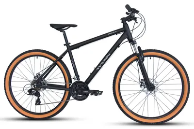 Produktbild von WYNN Mountainbike 27,5 Zoll HRT2.0 schwarz-matt Rahmenhöhe 50 cm 21 Gänge mech. Scheibenbremse