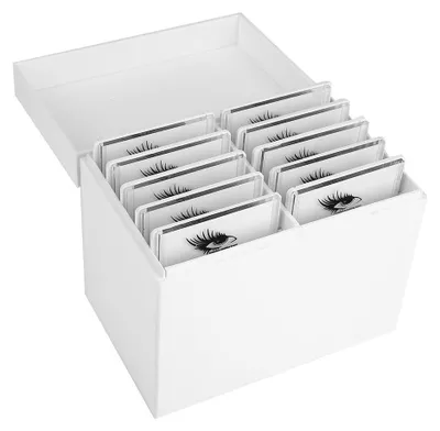 Image de Boîte de rangement pour extensions de cils, design professionnel pour la maison