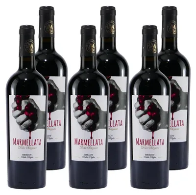 Produktbild von Marmellata Merlot Rotwein IGT -lieblich- (6 x 0,75L)