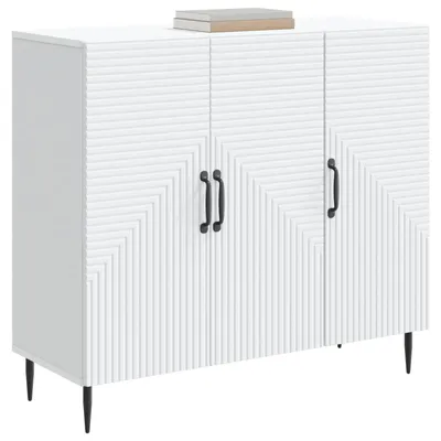 Obrázok produktu pre Komoda vidaXL, biela, 89 x 34,5 x 80 cm, drevotrieska