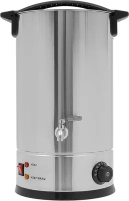 Productafbeelding van Wachsmelter, 15L roestvrijstalen set voor het gieten van kaarsen, met droge brandbeveiliging, 1800W kaarsensmolten apparaat met temperatuurregeling 30-110?, geschikt voor schoonheidssalons en doe-het-zelf projecten