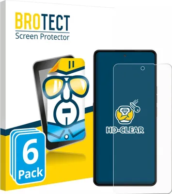 Produktbild von 6x Für Gigaset GS6 Pro Schutzfolie BROTECT Displayschutz Display Schutz Folie Klar Transparent