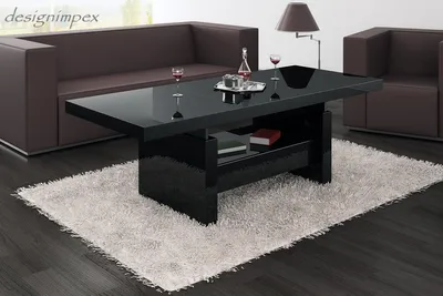 Produktbild von Design Couchtisch Tisch Aversa H-111 Schublade höhenverstellbar ausziehbar Esstisch