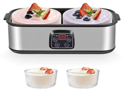 Produktbild von Joghurtbereiter mit LED-Display und 2 Glasbehältern