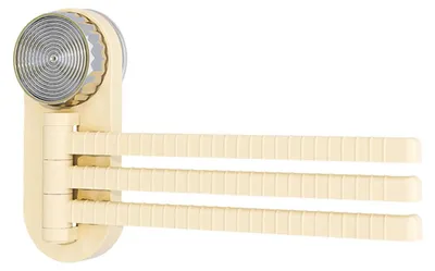 Image de Porte-serviettes avec crochet pivotant et ventouse puissante