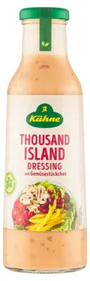Produktbild von Kühne Thousand Islands Dressing 500 ml – Cremiges Salatdressing, vielseitig & lecker
