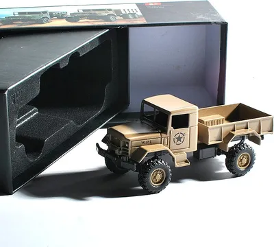 Obrázek produktu pro WPL MB14 1 / 64 4WD High Simulation Vehicle Alloy Car Model pro dětské hračky žlutá _ 4-kolo