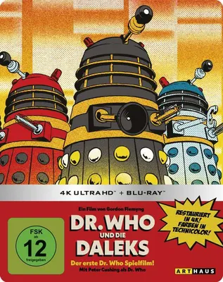 Obrázek produktu pro PLAION 1101641, Film, Blu-ray, Německý, Angličtina, Francouzština, 83 min, Dr. Who and the Daleks, Sci-fi