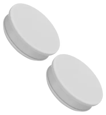 Silikon-Verschlusskappen, 54,6 mm, grau, 2 Stück
