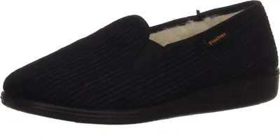 Produktbild von Fischer Markenschuhe Herren - Hausschuhe in blau, Gr. 40